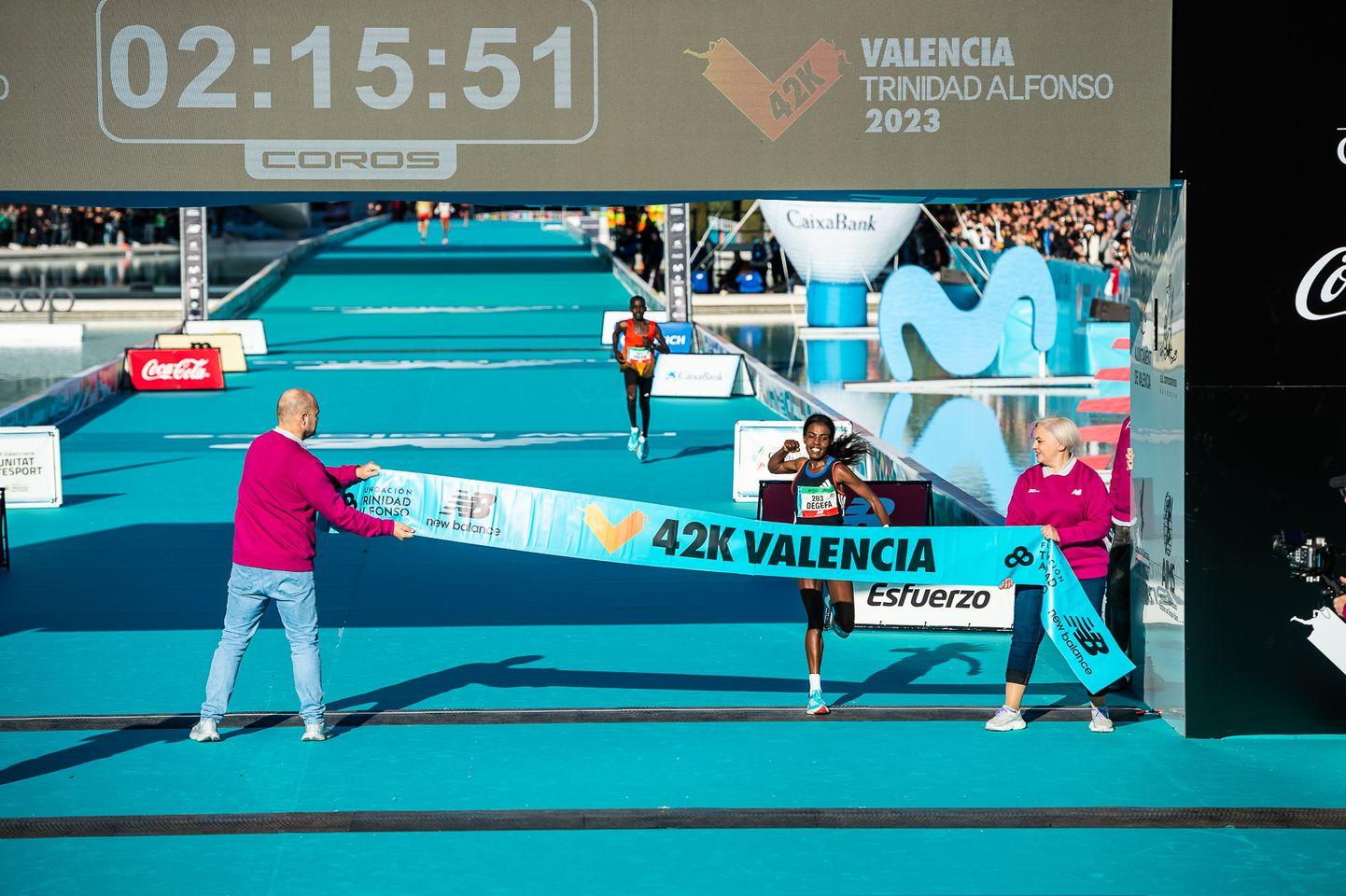 Valencia Marathon 2024 - background banner